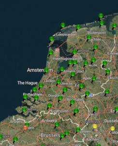 VRW Now netwerk; basistations; Trimble; Geometius